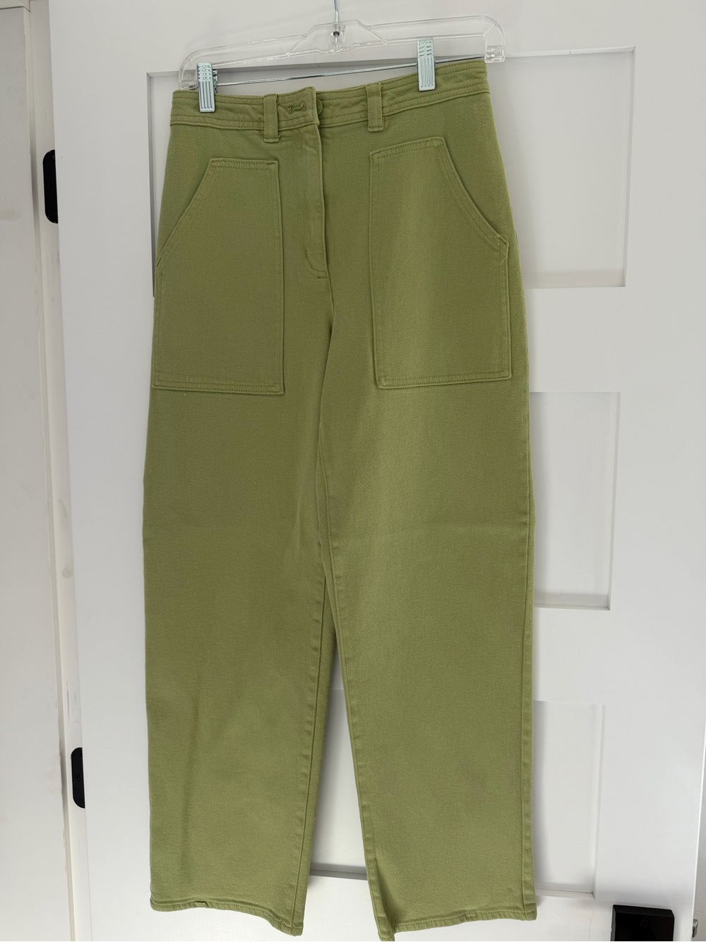 Wilfred Olive Green Straight-Leg Utility Pants